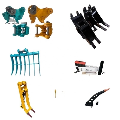 Para mini excavadora cubo rompehielos sueltas de la palanca de cambio rápido de la hierba de la palanca de drenaje de pantalla cubo
