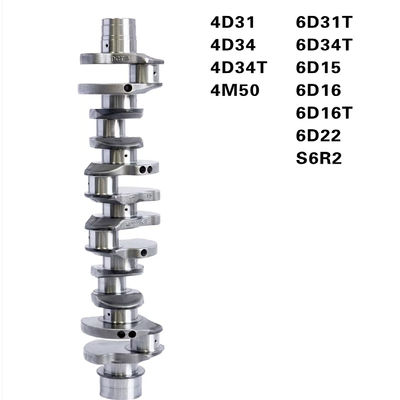 ME012350 ME013668 ME017354 ME223935 ME082505 ME300086 Crankshaft for Excavator Engine 4D31 4D34 4D34T 4M50 6D31T 6D34T ME013667