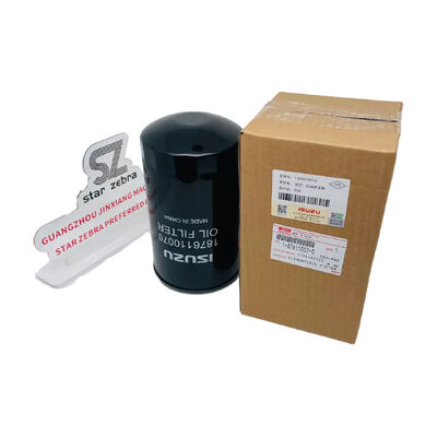 MEJOR VENTA 6BG1 4HK1 6HK1 4BG1 6BG1 FILTRO DE ACEITE DE MOTOR 1-87611007-0 1876110070 para ZX200 ZX330 PIEZAS DE MAQUINARIA DE EXCAVADORA