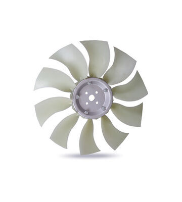 Cuchillas de ventilador de refrigeración de motores de aluminio de alta calidad para Kubota V3800 Partes de maquinaria de construcción