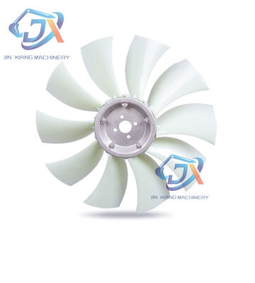 Cuchilla de ventilador de enfriamiento para motores 4TNV94 y 4D94 excavadoras piezas de maquinaria de construcción para talleres de reparación