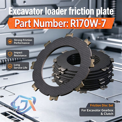 Placa de fricción de embrague STAR ZABRA ZGAQ-02220 para excavadora de ruedas R170W-7 R210W-7 R210W-9 Piezas de repuesto de calidad OEM 6 meses