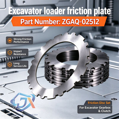 STAR ZEBRA ZGAQ-02512 Disc Steel 372.5*262.5*4/OT20 Clutch Disc for Hyundai HL740-9S HL757-9 Wheel Loader Friction Plate