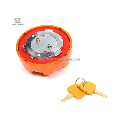 China proveedor EX100-3 EX200-3 EX300-3 EX400-3 Excavadora de doble cerradura del tanque de combustible tapa para Hitachi