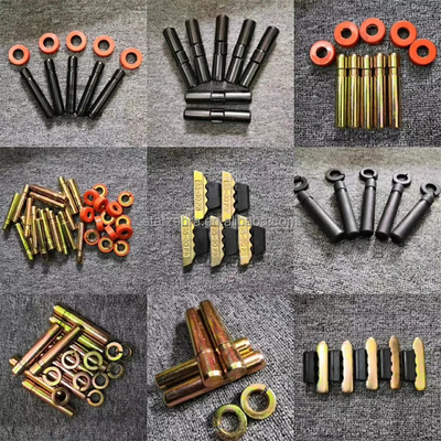 Partes de repuestos de excavadoras, alfileres para dientes de cubos y retenedores, alfileres para dientes