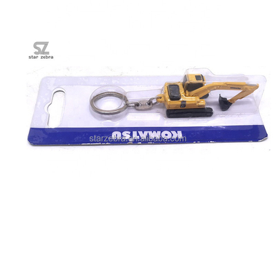 Excavadora de aleación de alta calidad modelo, llavero con modelo