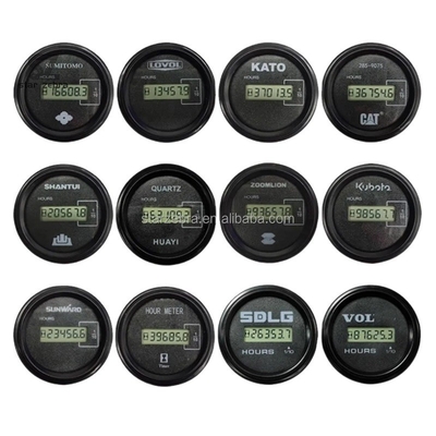 Para el temporizador de excavadora Doosan Sany Carter XCMG excavadora horario universal de la hora del medidor regulador del medidor remoto