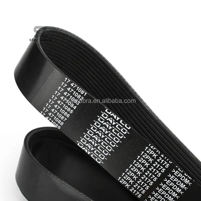 12PK2175 E320D E320D2 E320GC Motor V Cinturón con costillas 357-2637 Cinturón de ventilador de enfriamiento de excavadora
