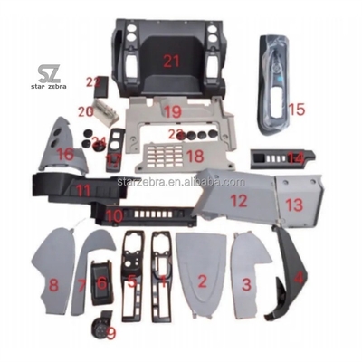Excavadora para Doosan Daewoo Hyundai Carter Hitachi Komatsu Kobelco Sany cabina panel decorativo concha interior