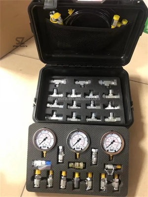 Conjunto de medidores de presión hidráulicos digitales Hotsales Kit de pruebas de diagnóstico para excavadoras