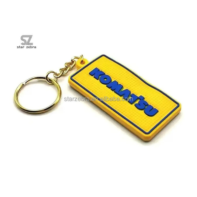 Para los accesorios de excavadoras Hitachi Kato Doosan Kobelco Komatsu Sany cubo cadena de llaves cadena de llaves placa de metal colgante pequeña hebilla de regalo