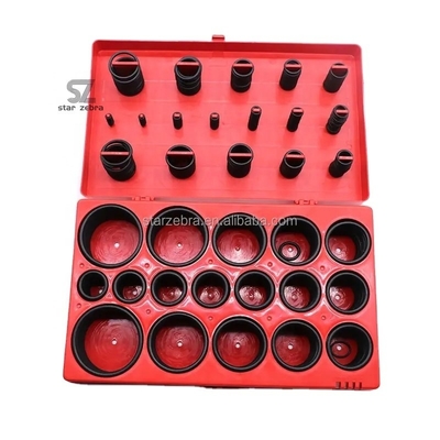 Conjunto de 30 tamaños de equipo de oring resistente a altas temperaturas nbr fkm goma de silicio o-ring oem goma de sello para excavadora
