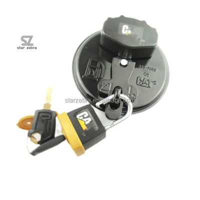 Para Caterpillar E320D 312 315 329D 330C 325C 345D 349GC Capa del depósito de gasóleo candado Capa del depósito de combustible bloqueo antirrobo