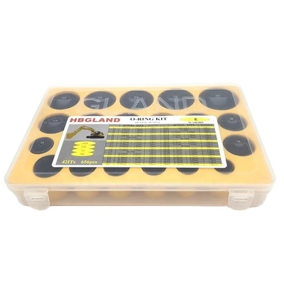 656 PCS de caucho gigante O caja de kit de anillo para excavadora