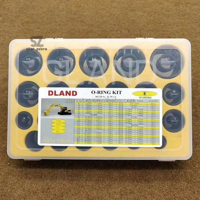 656 PCS de caucho gigante O caja de kit de anillo para excavadora