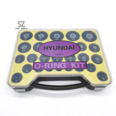 Todos los tipos de excavadora de reparación de aceite sello de goma o-ring caja de kit para Hyundai