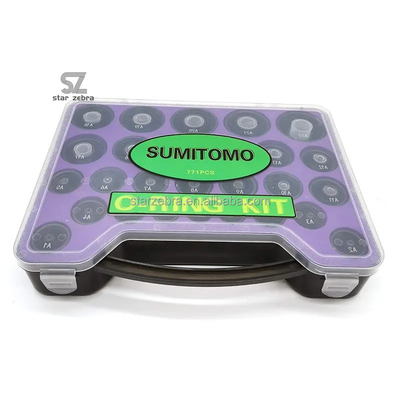 771 PCS de caucho gigante O Ring Kit Box para excavadora Sumitomo