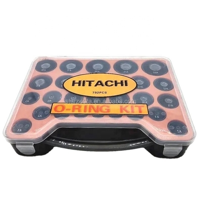 792 PCS de caucho gigante O Ring Kit Box para la excavadora HITACHI