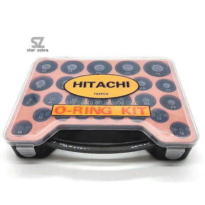 792 PCS de caucho gigante O Ring Kit Box para la excavadora HITACHI