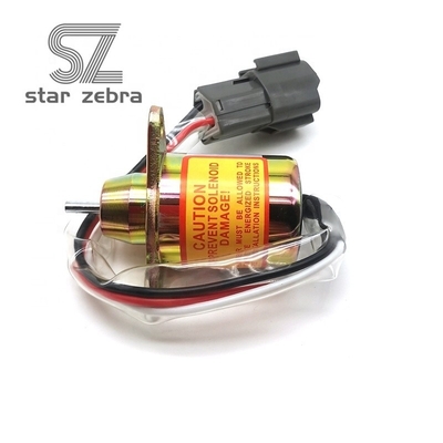 Fabrica de suministros de excavadora de piezas 1503ES-12S5SUC12S Motor de apagado de solenoide 12V Solenoide de apagado de llama 119233-77932