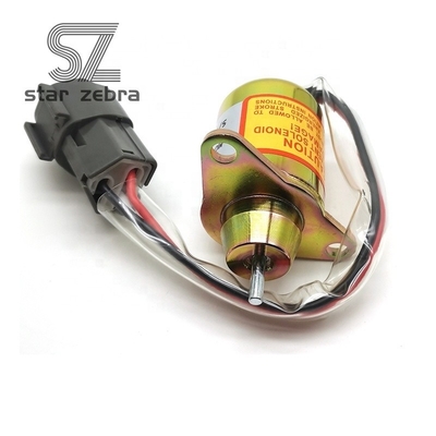 Fabrica de suministros de excavadora de piezas 1503ES-12S5SUC12S Motor de apagado de solenoide 12V Solenoide de apagado de llama 119233-77932