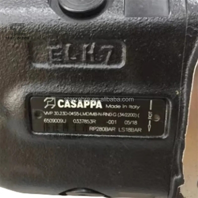 CASAPPA mini excavadora Sany 16 XE15 17 bomba hidráulica conjunto de la bomba principal del émbolo de la bomba