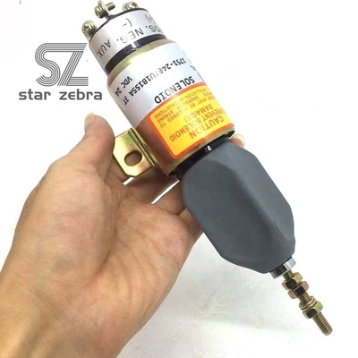 1751-24E7U1B1S5A Partes eléctricas de la excavadora 24V válvula de solenoide de apagado SK75 Válvula de solenoide de parada