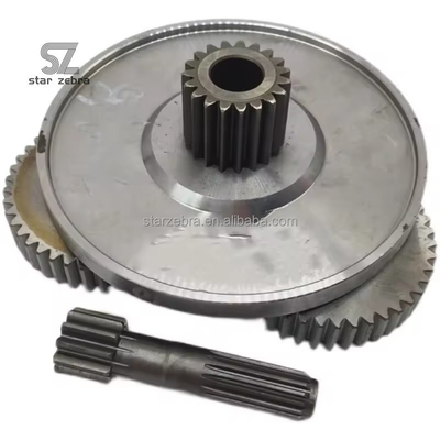 Accesorios para excavadoras Kubota KX161 montaje de motor caminante Excavadora Samsung dientes primer y segundo engranaje solar eje vertical