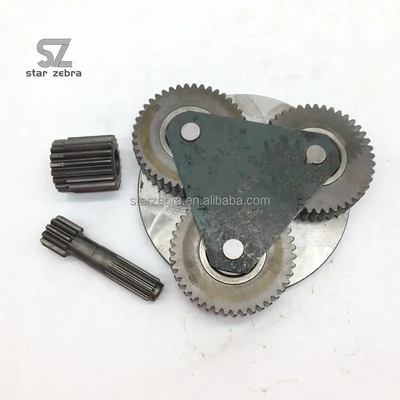 Accesorios para excavadoras Kubota KX161 montaje de motor caminante Excavadora Samsung dientes primer y segundo engranaje solar eje vertical