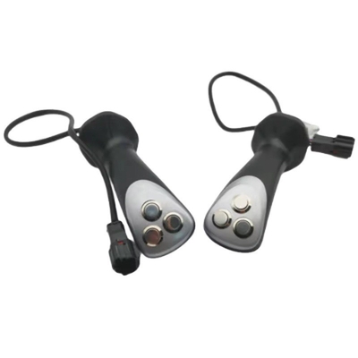 Para piezas de repuesto de excavadoras joystick / manija de joystick con 3 botones