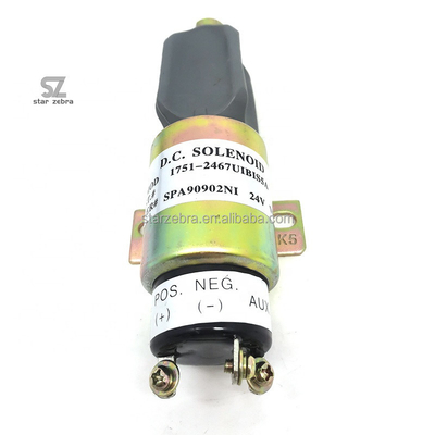 1751-2467 Partes de excavadoras 24V válvula de solenoide de apagón S6K Válvula de solenoide de parada 1751-2467UIBIS5A