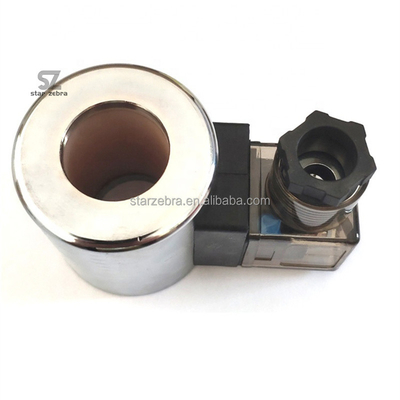 MFZ12-37YC Excavadora bobina de válvula de solenoide hidráulico 24V 12VDC 30W agujero interior 23mm longitud 51mm
