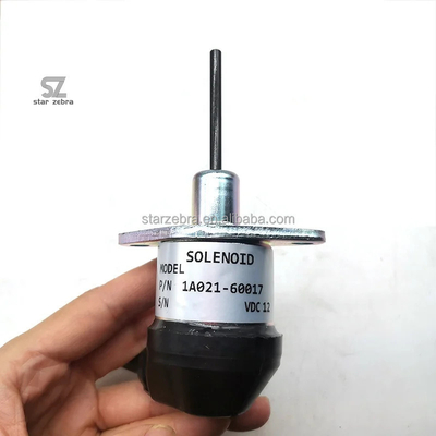 1A021-60017 Suministro de fábrica 12V Solenoide de parada de combustible Solenoide de apagado para tractores KUBOTA