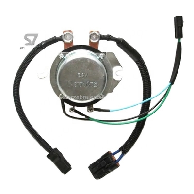BR670 SK200-6/6E SK200-8 interruptor de alimentación de excavadora con interruptor de relé de arranque de 24 V