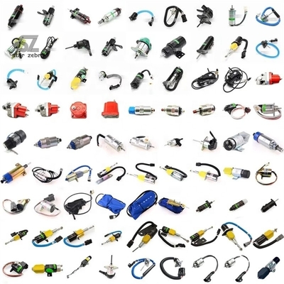 Para excavadoras, excavadoras, cargadoras, motor, clasificador de carreteras, grúas de rodillos, pavimentadores, bombas, camiones, interruptores de llamas