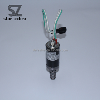 40C07-109 Partes de excavadoras bomba hidráulica válvula solenoide Hyun-dai R215-7 Kobel-co SK200-6E válvula solenoide 12/24V KDRDE5K-20