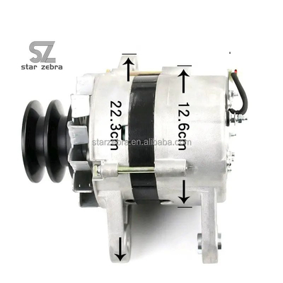 1-81200-352-0 Suministro de fábrica EX200-3 Generador de piezas de excavadora 6BD1 Alternador del motor 0-33000-5770