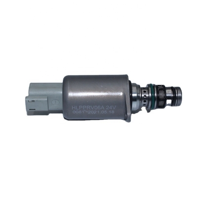 HLPPRV06A 24V bomba hidráulica válvula de solenoide para excavadora SY215 SY235 SY335 válvula de solenoide proporcional de la bomba principal