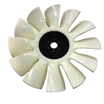 Motor diésel 6D102 Cuchilla de ventilador de enfriamiento 6 agujeros 12 baldes