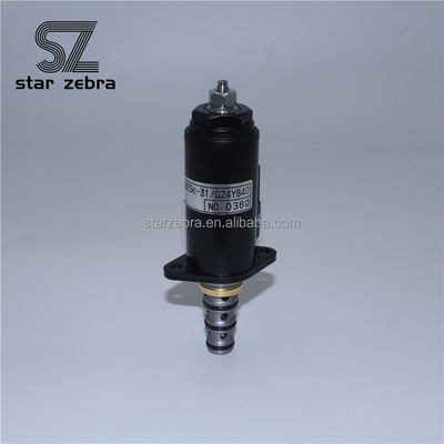 YN35V00021F1 Partes de excavadoras Válvulas hidráulicas de solenoides KWE5K-31 G24YB40 para excavadoras Kobelco