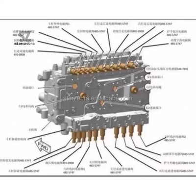485-5747 Para Caterpillar CAT320 323 336GC/374GX válvula de solenoide de la bomba hidráulica 585-9230 585-9231 491-0908 611-6430