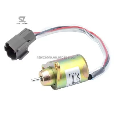 4TNV98 12V nuevo combustible apagado apagado 4TNV94 12v hidráulico 119653 77 solenoide de parada 119653- 77950 para repuestos de motores Yanmar