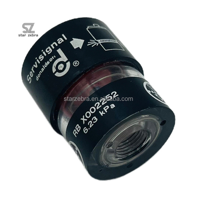 x002251 Indicador de diferencia de presiónxx002252 xx002254 para el conjunto de filtros de aire de la excavadora.