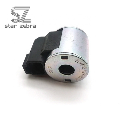 Voltagem de la bobina de solenoide de DC12V 24V para piezas eléctricas de la excavadora E307 Liugong en H 58mm D 20mm Tamaños