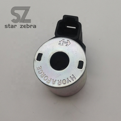 Voltagem de la bobina de solenoide de DC12V 24V para piezas eléctricas de la excavadora E307 Liugong en H 58mm D 20mm Tamaños