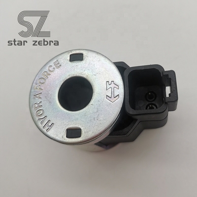 Voltagem de la bobina de solenoide de DC12V 24V para piezas eléctricas de la excavadora E307 Liugong en H 58mm D 20mm Tamaños
