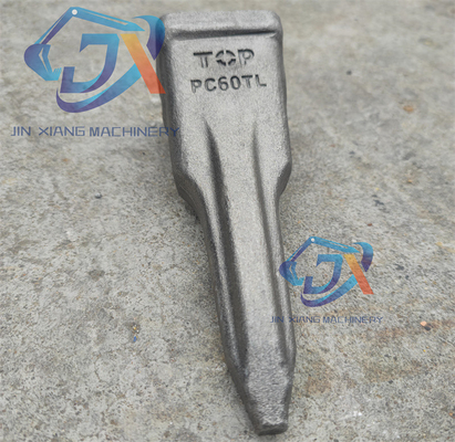 STAR ZEBRA Komatsu PC60 PC100 Dientes de cubo forjados resistentes al desgaste Dientes afilados Dientes dilapidados Dientes de cubo de dientes planos cuadrados de tierra