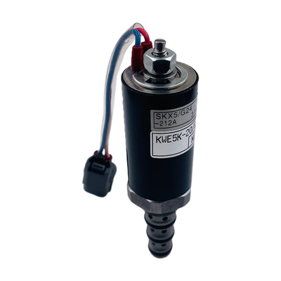 Válvula de solenoide hidráulica de excavadora STAR ZEBRA YN35V00005F1 Válvula de solenoide de parada KWE5K-20/G24D12A Para Kobelco SK120-2 SK200-2 Partes de excavadora
