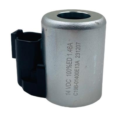 STAR ZEBRA C19B-01400E13A bobina de válvula de solenoide 27866600 excavadora piezas de maquinaria de construcción 14V