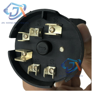 Excavadora STAR ZEBRA YC35 60 85 135 210 230-8 interruptor de encendido de arranque eléctrico de cerradura de puertas piezas de maquinaria de construcción